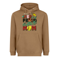 Toasted Coconut loud and proud softball mom Heavyweight Hoodie - Zillion Design Studio