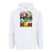 White loud and proud softball mom Heavyweight Hoodie - Zillion Design Studio