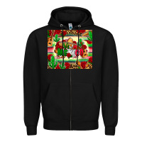 Black viva mexico Zipper Hoodie - Zillion Design Studio