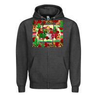Charcoal Heather viva mexico Zipper Hoodie - Zillion Design Studio