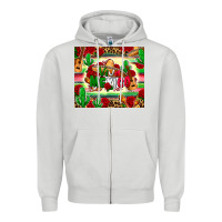 Dove Grey viva mexico Zipper Hoodie - Zillion Design Studio