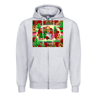 Heather Grey viva mexico Zipper Hoodie - Zillion Design Studio