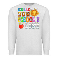 Oatmeal Heather hello sun schools done Premium Sweatshirt - HRA Design Shop