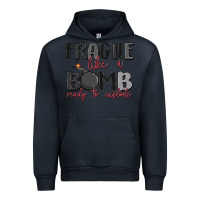 Navy fragile like a bomb ready to explode Urban Hoodie - MaliasSmallBusiness