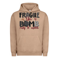 Pigment Burro fragile like a bomb ready to explode Urban Hoodie - MaliasSmallBusiness