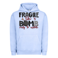 Pigment Grape Ice fragile like a bomb ready to explode Urban Hoodie - MaliasSmallBusiness