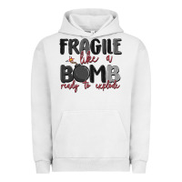 Pigment Lunar Rock fragile like a bomb ready to explode Urban Hoodie - MaliasSmallBusiness