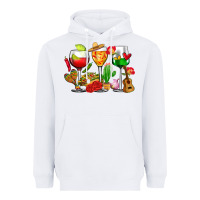 White mexico wine glasses cups Heavyweight Hoodie - CTS Tumbler Store
