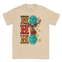 Mushroom Gemstone And Reindeer Christmas Ho Ho Ho Classic Tee - RanaPortraitStore