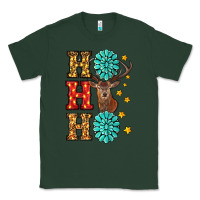 Sports Green Gemstone And Reindeer Christmas Ho Ho Ho Classic Tee - RanaPortraitStore