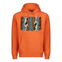 Carrot tool leather leopard cowhide backround Premium Hoodie - RanaPortraitStore