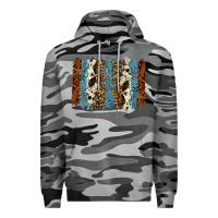 Slate Camo tool leather leopard cowhide backround Premium Hoodie - RanaPortraitStore