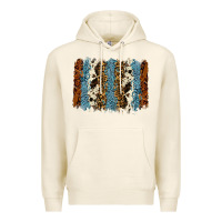 Tofu tool leather leopard cowhide backround Premium Hoodie - RanaPortraitStore