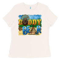 Bone daddy bear native Ladies Tee - BarkalooDesign