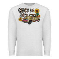 Oatmeal Heather cinco de mayo truck Premium Sweatshirt - CowhideDigitalArt