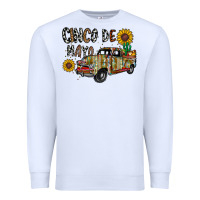 White cinco de mayo truck Premium Sweatshirt - CowhideDigitalArt