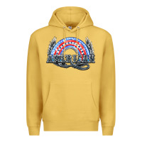Antique Gold American rainbow Premium Hoodie - NancyCooperArtShop