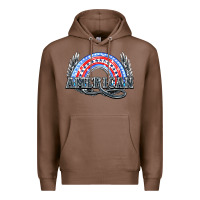 Chestnut American rainbow Premium Hoodie - NancyCooperArtShop