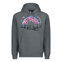 Rock American rainbow Premium Hoodie - NancyCooperArtShop