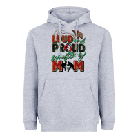 Heather Grey loud and proud wrestling mom Heavyweight Hoodie - Zillion Design Studio