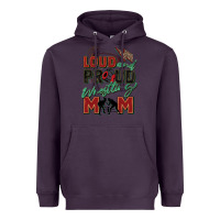 Plum loud and proud wrestling mom Heavyweight Hoodie - Zillion Design Studio