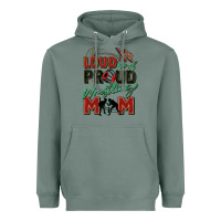 Sage loud and proud wrestling mom Heavyweight Hoodie - Zillion Design Studio