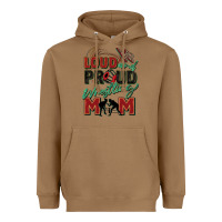 Toasted Coconut loud and proud wrestling mom Heavyweight Hoodie - Zillion Design Studio