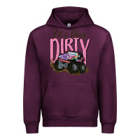 Mauve Wine let's play dirty Urban Hoodie - MaliasSmallBusiness