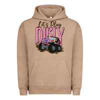 Pigment Burro let's play dirty Urban Hoodie - MaliasSmallBusiness