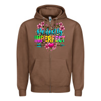 Chestnut perfectly imperfect Zipper Hoodie - texasbilliewilder
