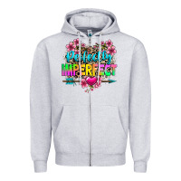 Heather Grey perfectly imperfect Zipper Hoodie - texasbilliewilder