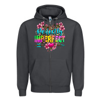 Smoke perfectly imperfect Zipper Hoodie - texasbilliewilder