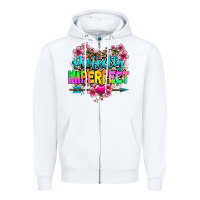 White perfectly imperfect Zipper Hoodie - texasbilliewilder