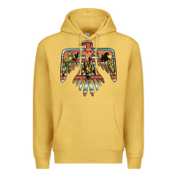 Antique Gold desert thunderbird Premium Hoodie - BarkalooDesign