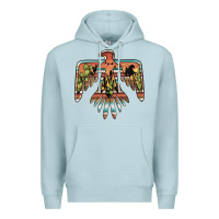 Blue Mist desert thunderbird Premium Hoodie - BarkalooDesign
