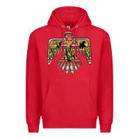 Red desert thunderbird Premium Hoodie - BarkalooDesign