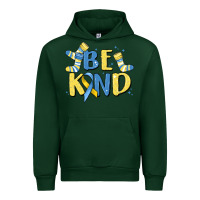 Foreset Green be kind Urban Hoodie - MaliasSmallBusiness