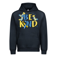 Navy be kind Urban Hoodie - MaliasSmallBusiness