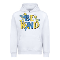 White be kind Urban Hoodie - MaliasSmallBusiness