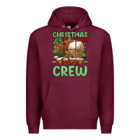 Burgundy Christmas cookie baking crew Premium Hoodie - Jasminsmagicworld