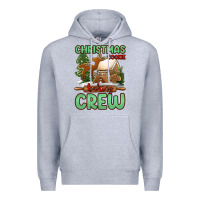 Heather Grey Christmas cookie baking crew Premium Hoodie - Jasminsmagicworld