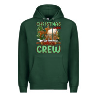 Sports Green Christmas cookie baking crew Premium Hoodie - Jasminsmagicworld
