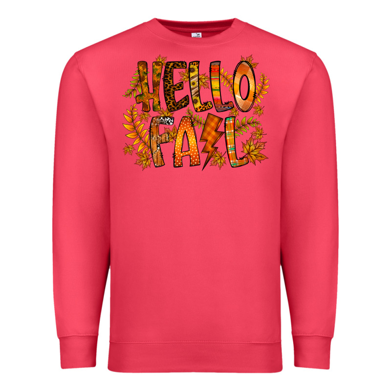 Hello Fall Premium Sweatshirt by RacoonDesign | Teevron