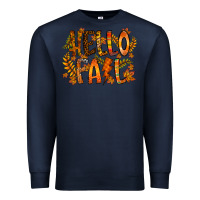 Navy hello fall Premium Sweatshirt - RacoonDesign