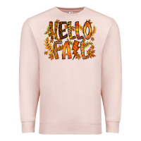 Pale Pink hello fall Premium Sweatshirt - RacoonDesign