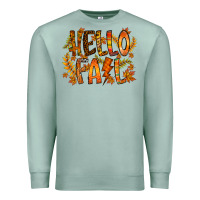 Seafoam hello fall Premium Sweatshirt - RacoonDesign