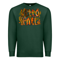 Sports Green hello fall Premium Sweatshirt - RacoonDesign