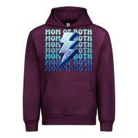 Mauve Wine mom of both boys Urban Hoodie - MaliasSmallBusiness