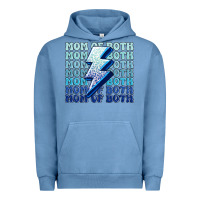 Pigment Pebble Blue mom of both boys Urban Hoodie - MaliasSmallBusiness
