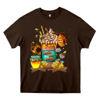 Chocolate Brown Than Honey Heavy Core Tee - CowhideDigitalArt